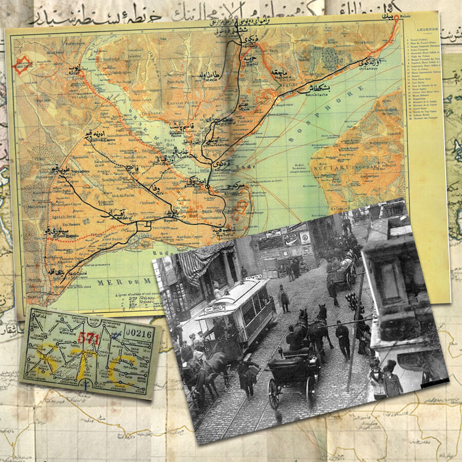 Osmanlı Dönemi Tramvay ve Ticari Gemi Ulaşım Hatları