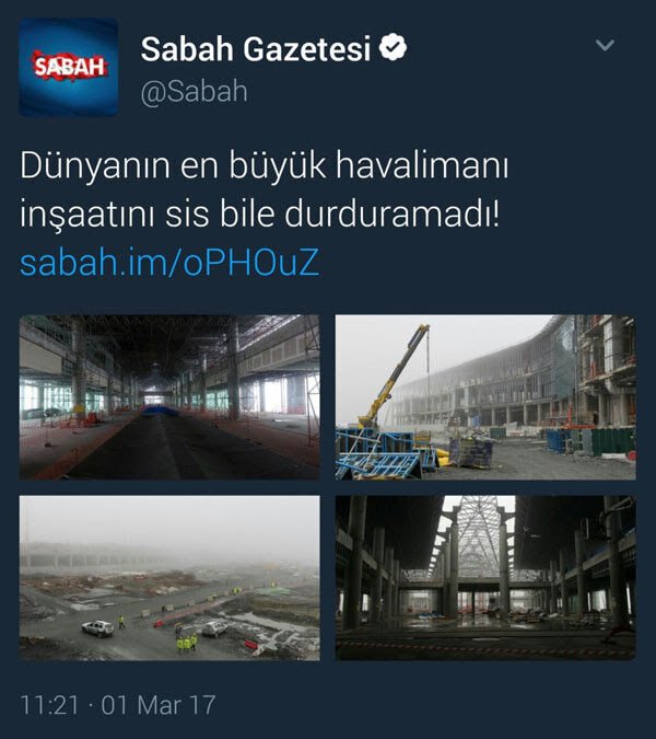Sabah Gazetesi, Sis Haberi